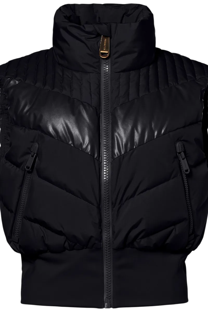 Online Sole Quilted Down Bodywarmer Vest Women Ski Layers