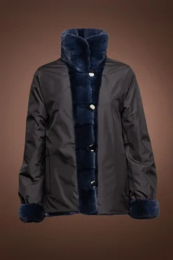 Online Sporty Reversible Sheared Mink Fur Jacket Women Fur Jackets