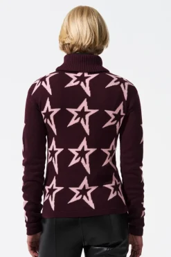 Clearance Star Dust Merino Wool Sweater Women Ski Layers