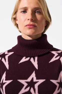 Clearance Star Dust Merino Wool Sweater Women Ski Layers
