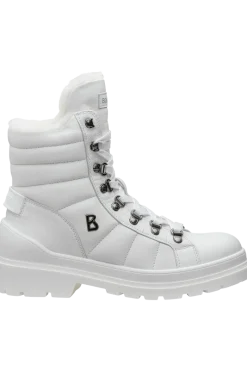 Outlet St. Moritz Stitched Leather & Shearling Spike Boots Women Boots & Handbags