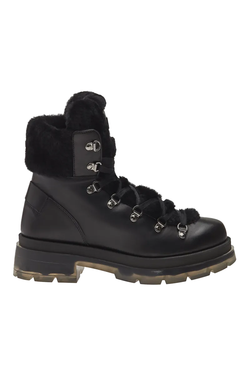 Sale Swansea Transparent Sole Shearling Boots Women Boots & Handbags