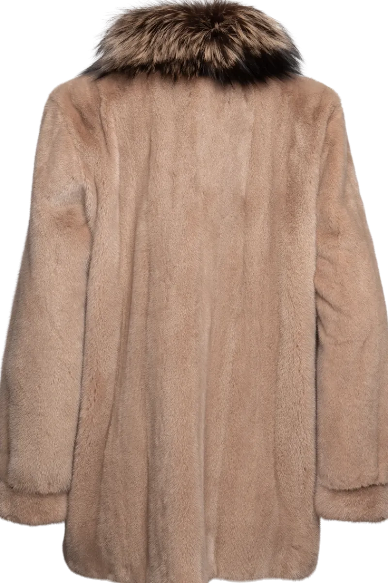 Hot Mink & Fox Fur Jacket - Fendi Inspired Women Mink|Fur Jackets