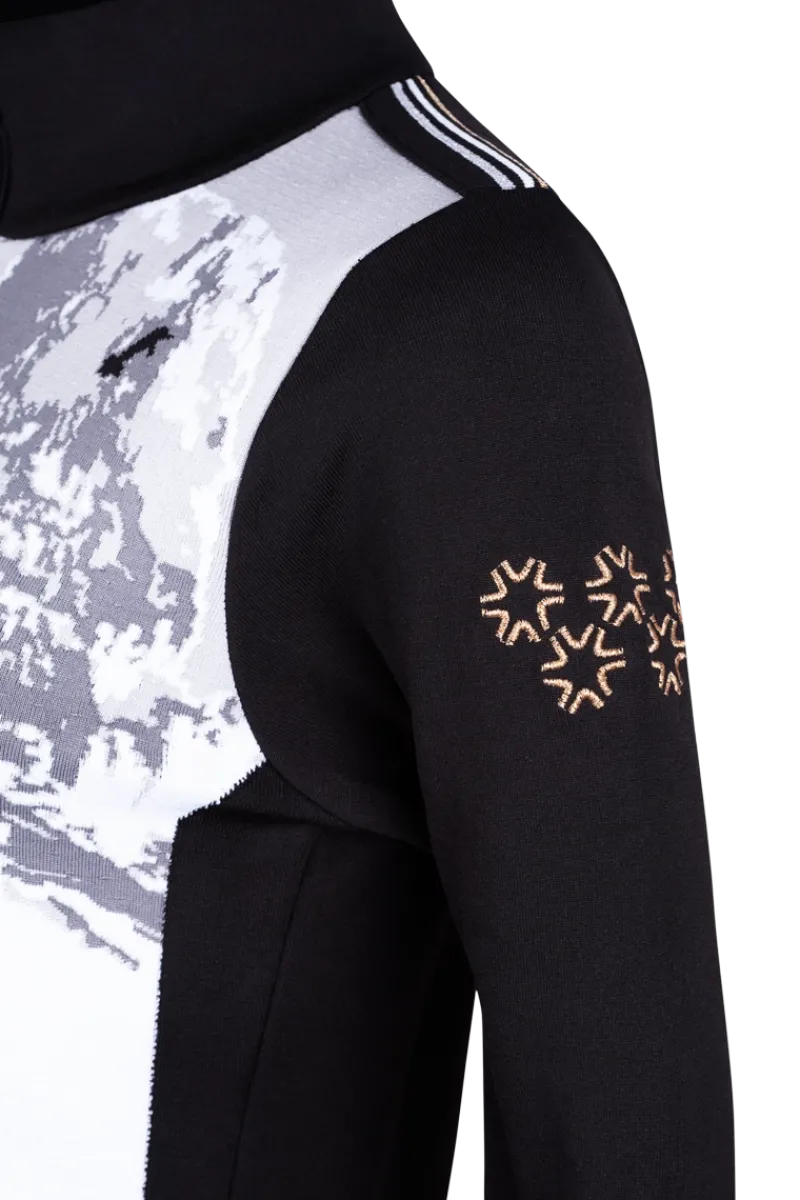 Online Teide No Wording Knitted Half Zip First Layer Sweater Women Ski Layers