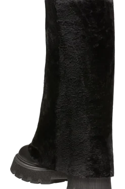New Turin Grained Leather Tall Shearling Boots Women Boots & Handbags