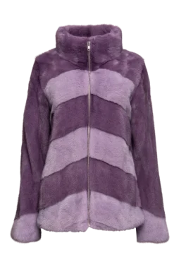 Outlet Two s Zip Up Mink Fur Jacket Women Mink|Fur Jackets
