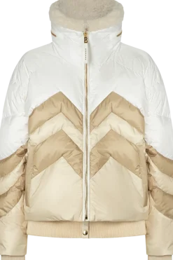 Sale Valea Down Ski Jacket - Off White Women Ski Jackets