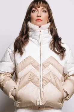 Sale Valea Down Ski Jacket - Off White Women Ski Jackets