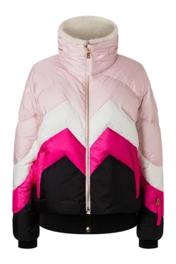 Hot Vanja Zigzag Down Ski Jacket Women Ski Jackets
