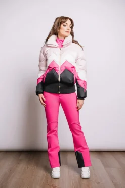 Hot Vanja Zigzag Down Ski Jacket Women Ski Jackets