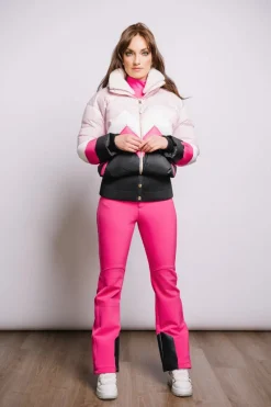 Hot Vanja Zigzag Down Ski Jacket Women Ski Jackets