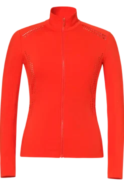 Veronique Laser Cut Training Full Zip Jacket Women All Activewear