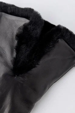 Best Women's Celine Orylag Leather Gloves Women Gloves|Rex Rabbit