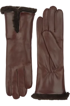 Best Women's Celine Orylag Leather Gloves Women Gloves|Rex Rabbit